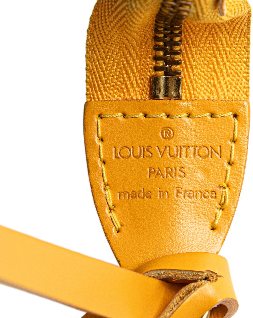 Louis Vuitton Epi Pochette Accessoires Geel