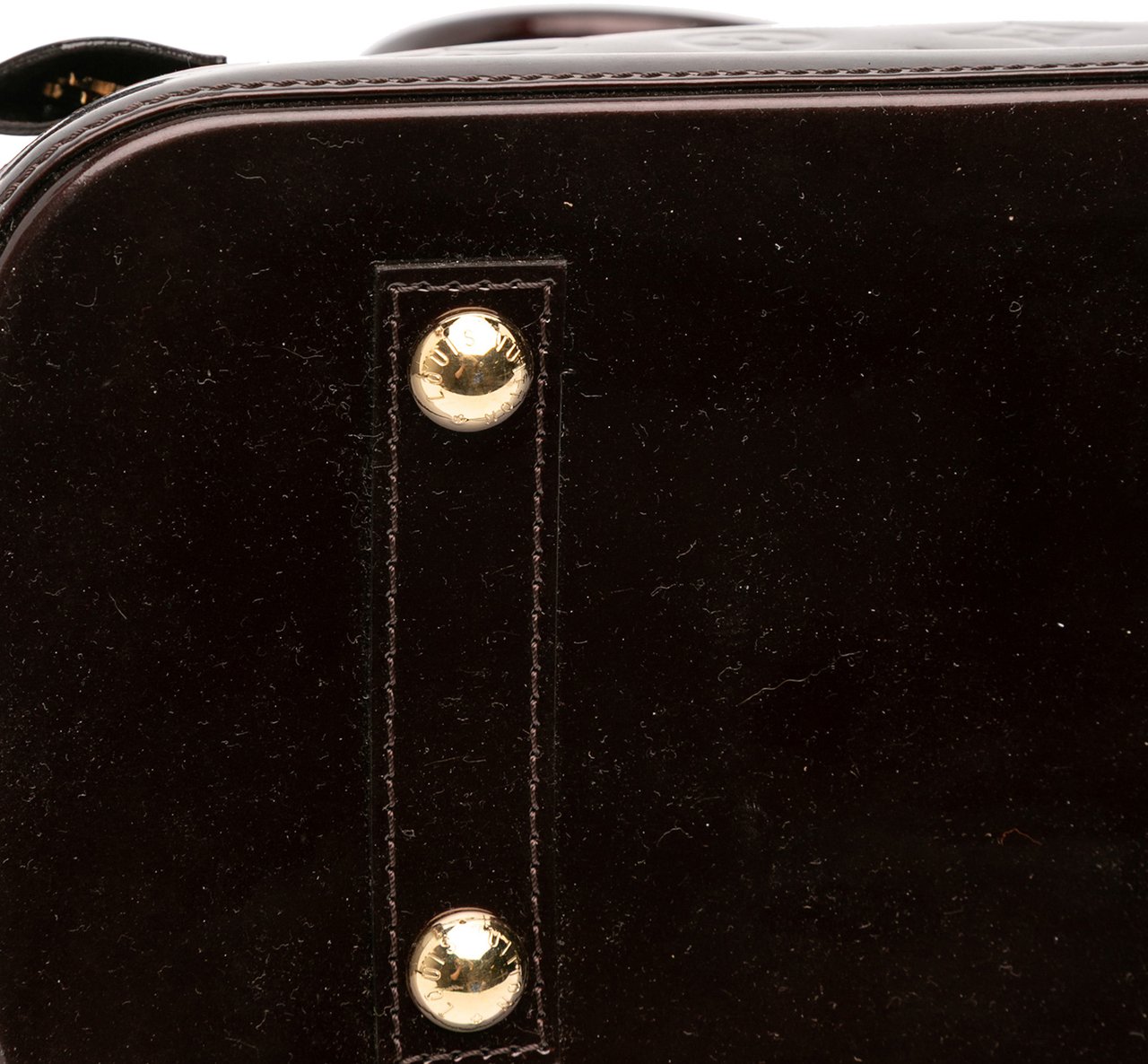 Louis Vuitton Monogram Vernis Alma PM Paars