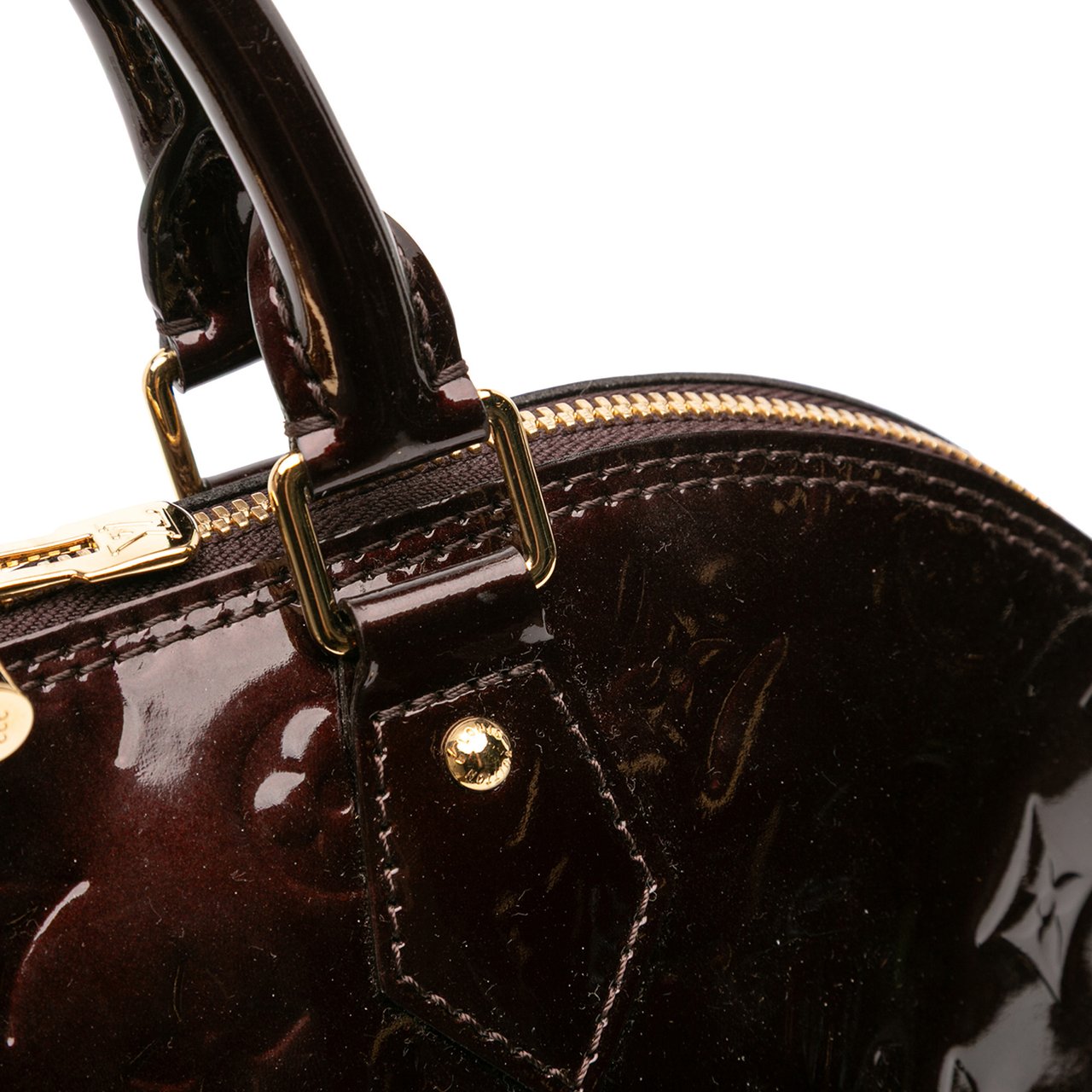 Louis Vuitton Monogram Vernis Alma PM Paars