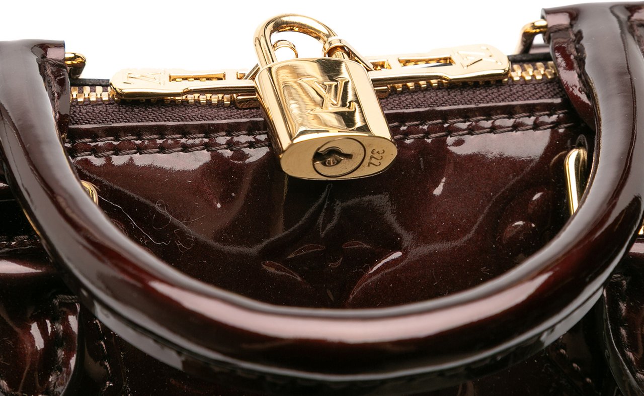 Louis Vuitton Monogram Vernis Alma PM Paars