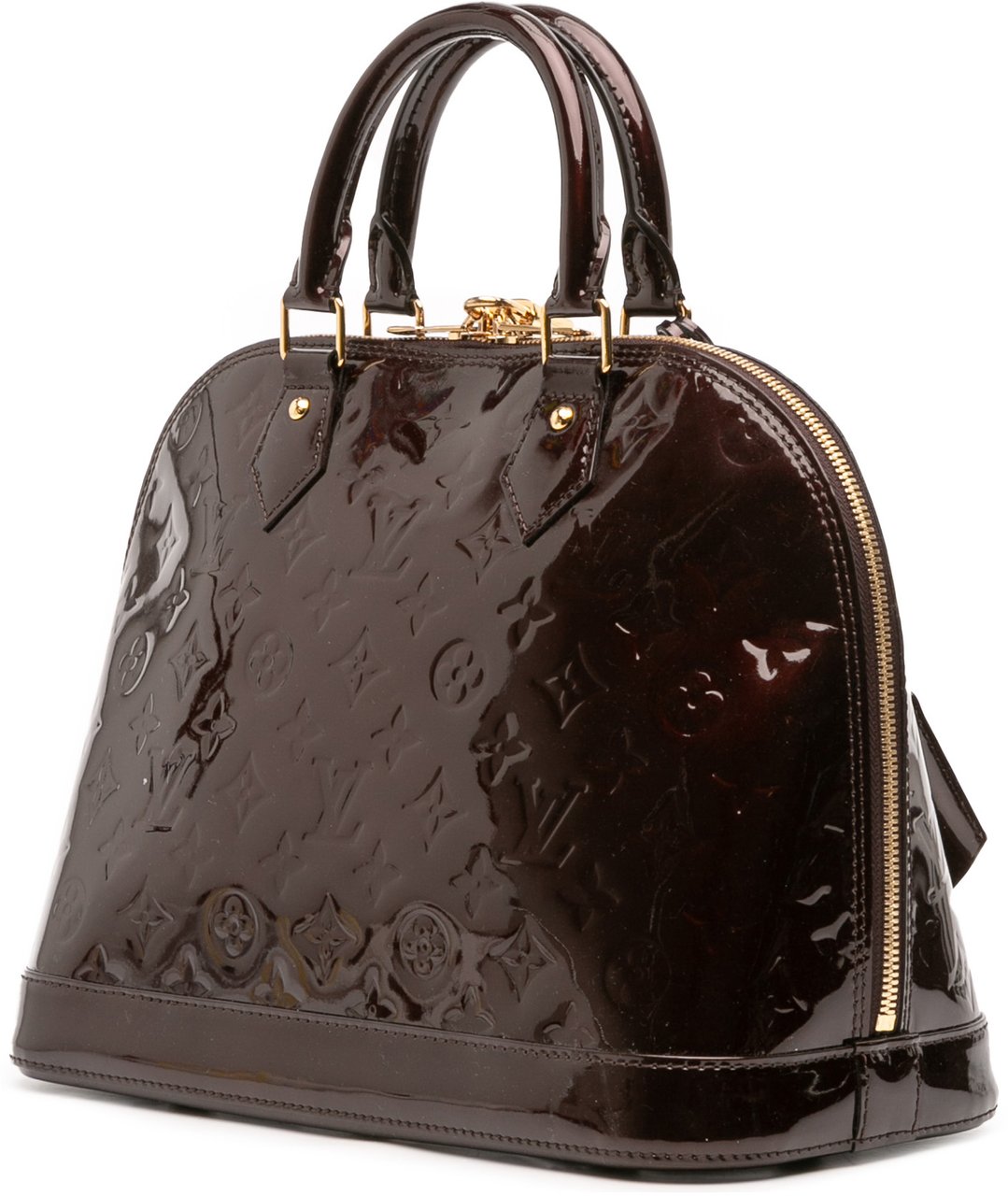 Louis Vuitton Monogram Vernis Alma PM Paars