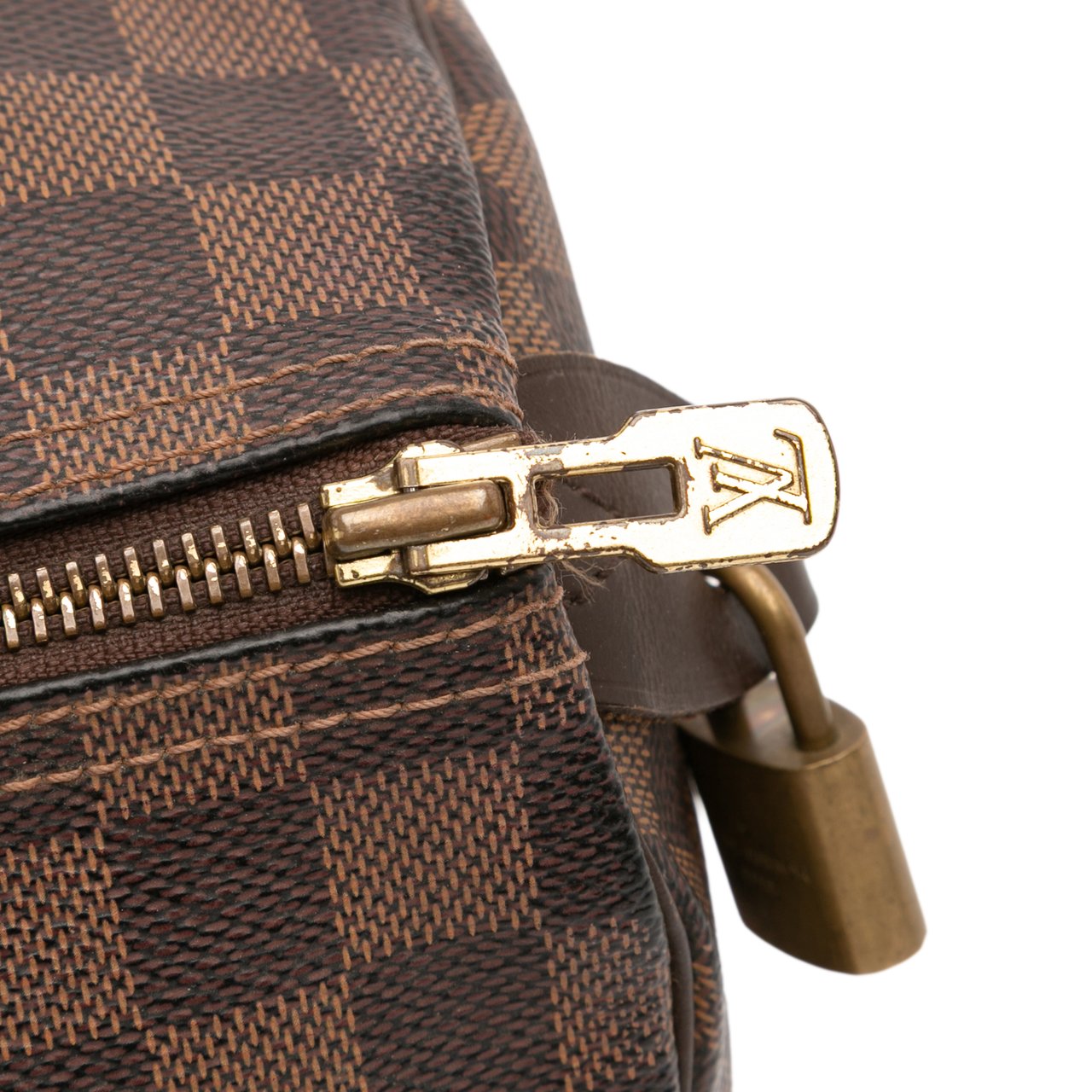 Louis Vuitton Damier Ebene Speedy 30 Bruin