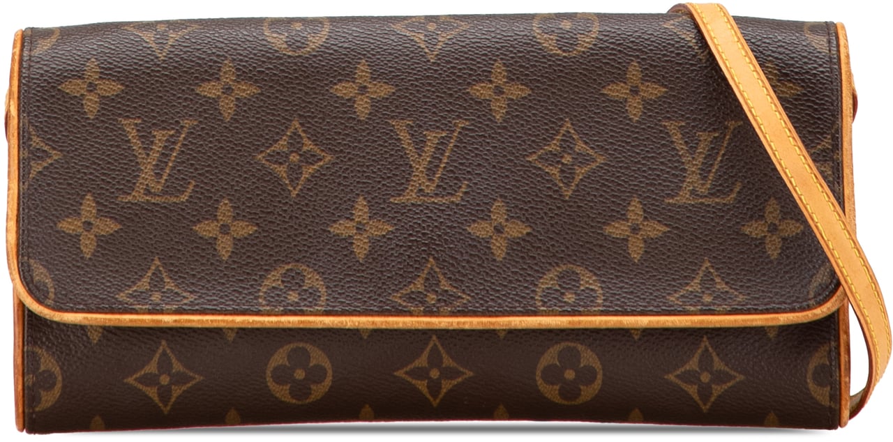 Louis Vuitton Monogram Pochette Twin GM Bruin