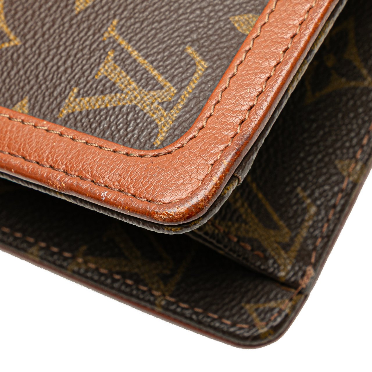 Louis Vuitton Monogram Pochette Dame GM Bruin