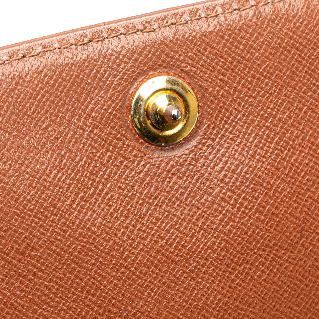 Louis Vuitton Monogram Pochette Dame GM Bruin