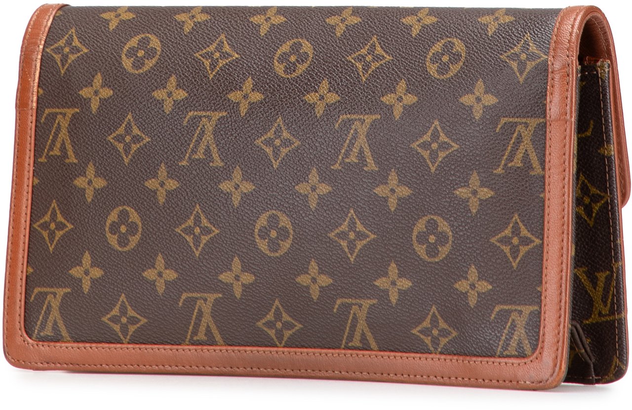 Louis Vuitton Monogram Pochette Dame GM Bruin