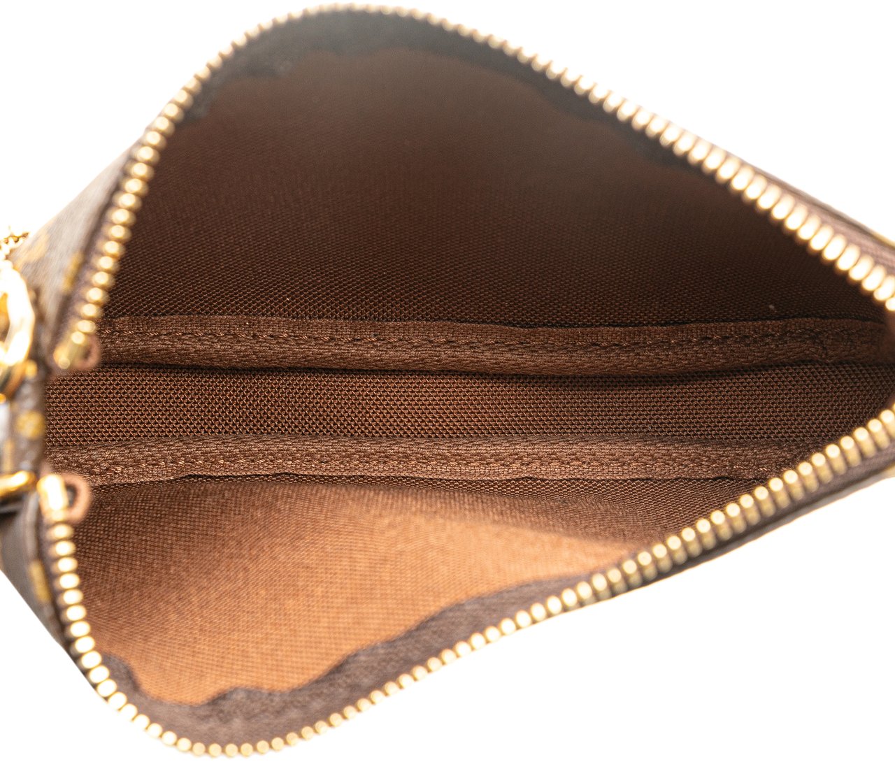 Louis Vuitton Monogram Mini Pochette Accessoires Bruin