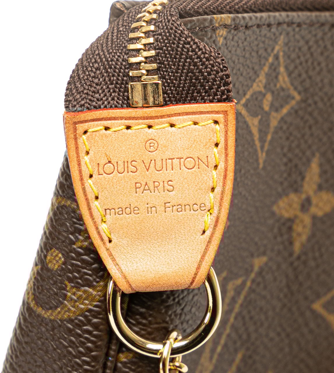 Louis Vuitton Monogram Mini Pochette Accessoires Bruin