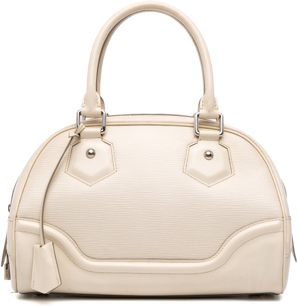 Louis Vuitton Epi Bowling Montaigne PM Wit