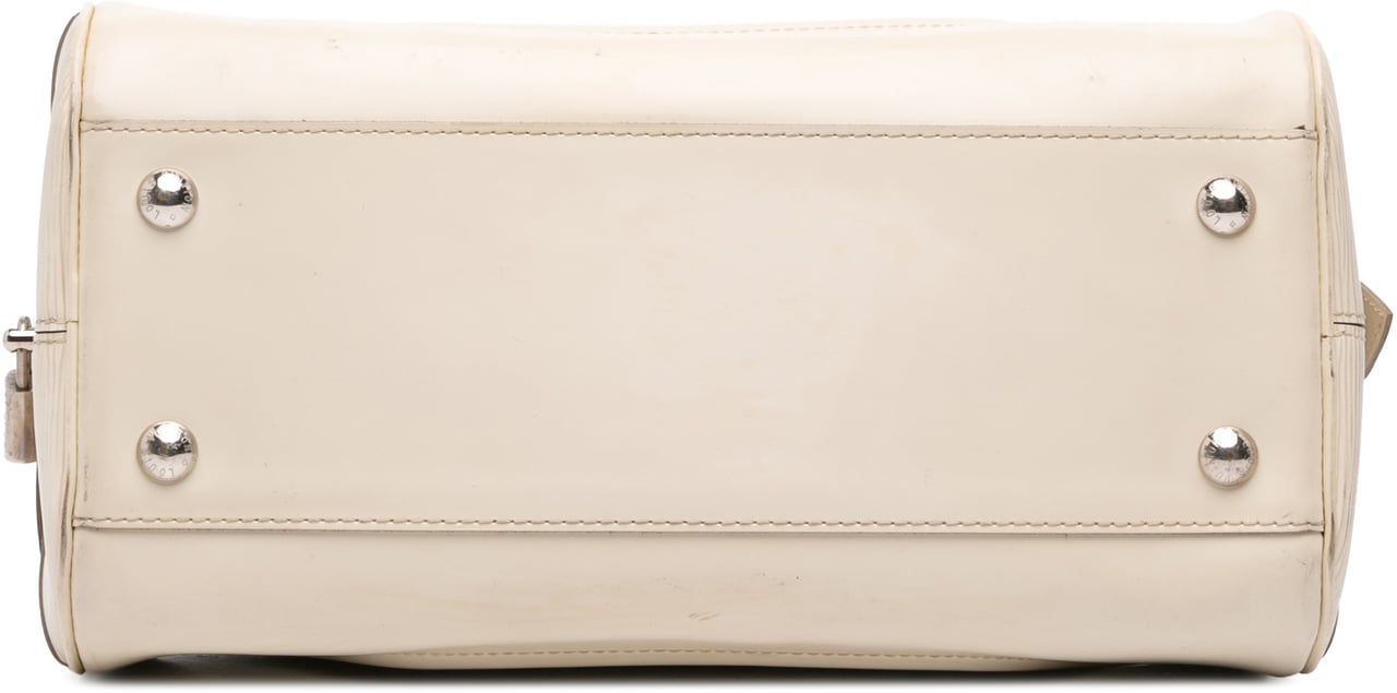 Louis Vuitton Epi Bowling Montaigne PM Wit