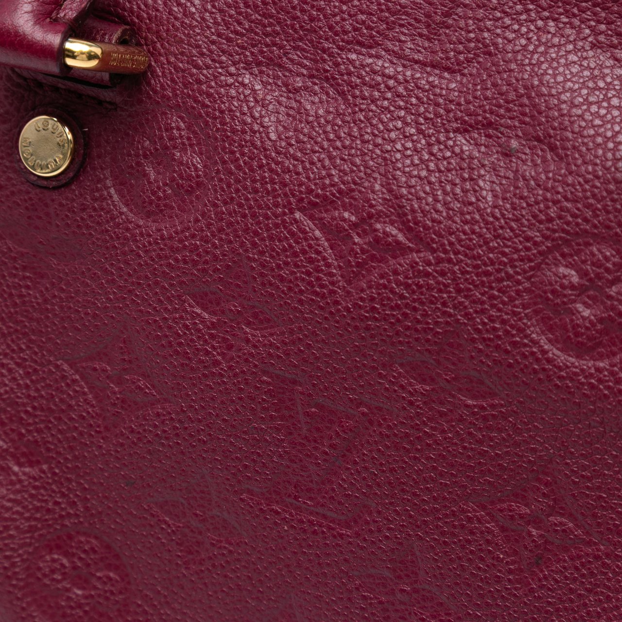 Louis Vuitton Monogram Empreinte Speedy Bandouliere 25 Rood