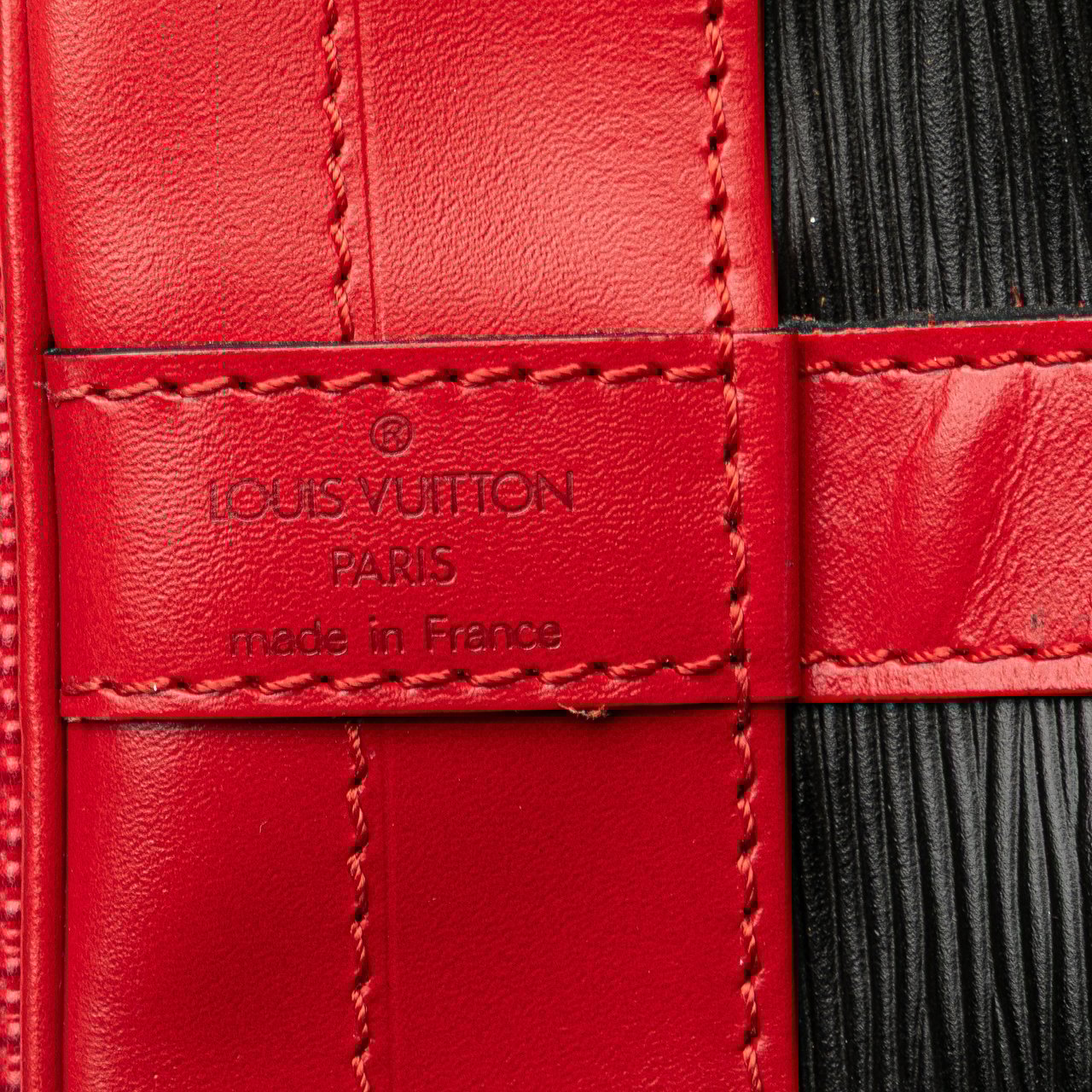 Louis Vuitton Epi Bicolor Noe GM Zwart
