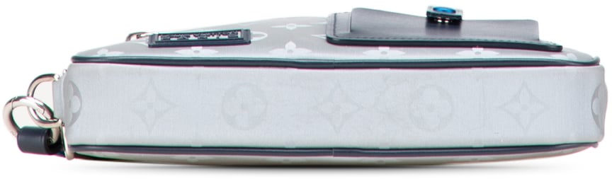 Louis Vuitton Monogram Satellite Alpha Clutch Grijs