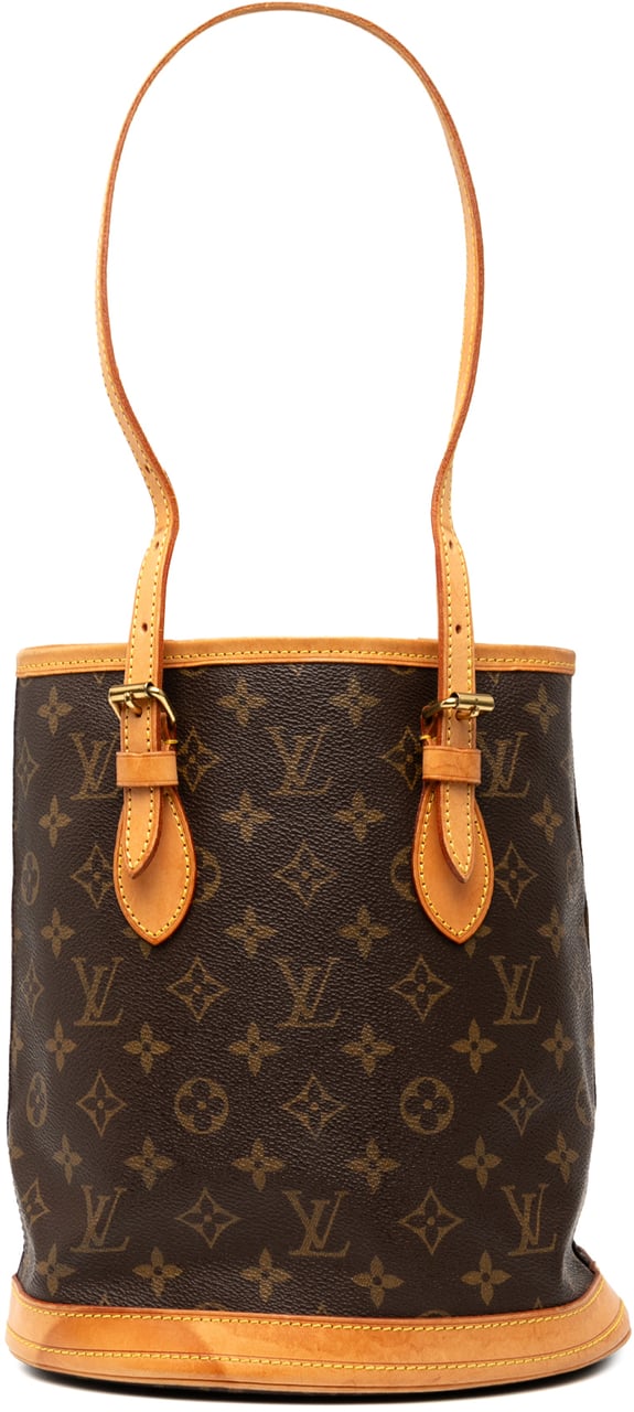 Louis Vuitton Monogram Petit Bucket Bruin