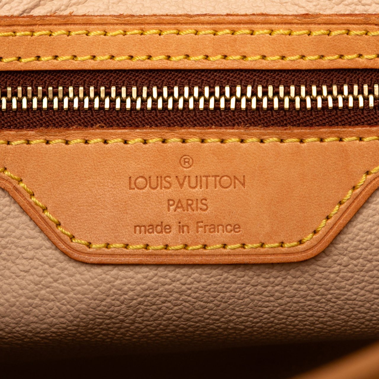 Louis Vuitton Monogram Petit Bucket Bruin