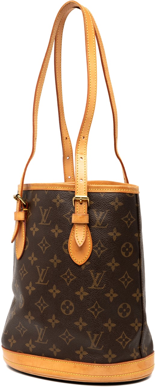 Louis Vuitton Monogram Petit Bucket Bruin