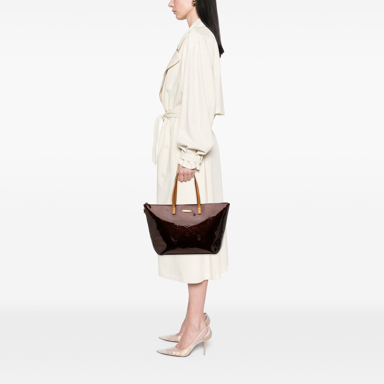 Louis Vuitton Monogram Vernis Bellevue GM Paars