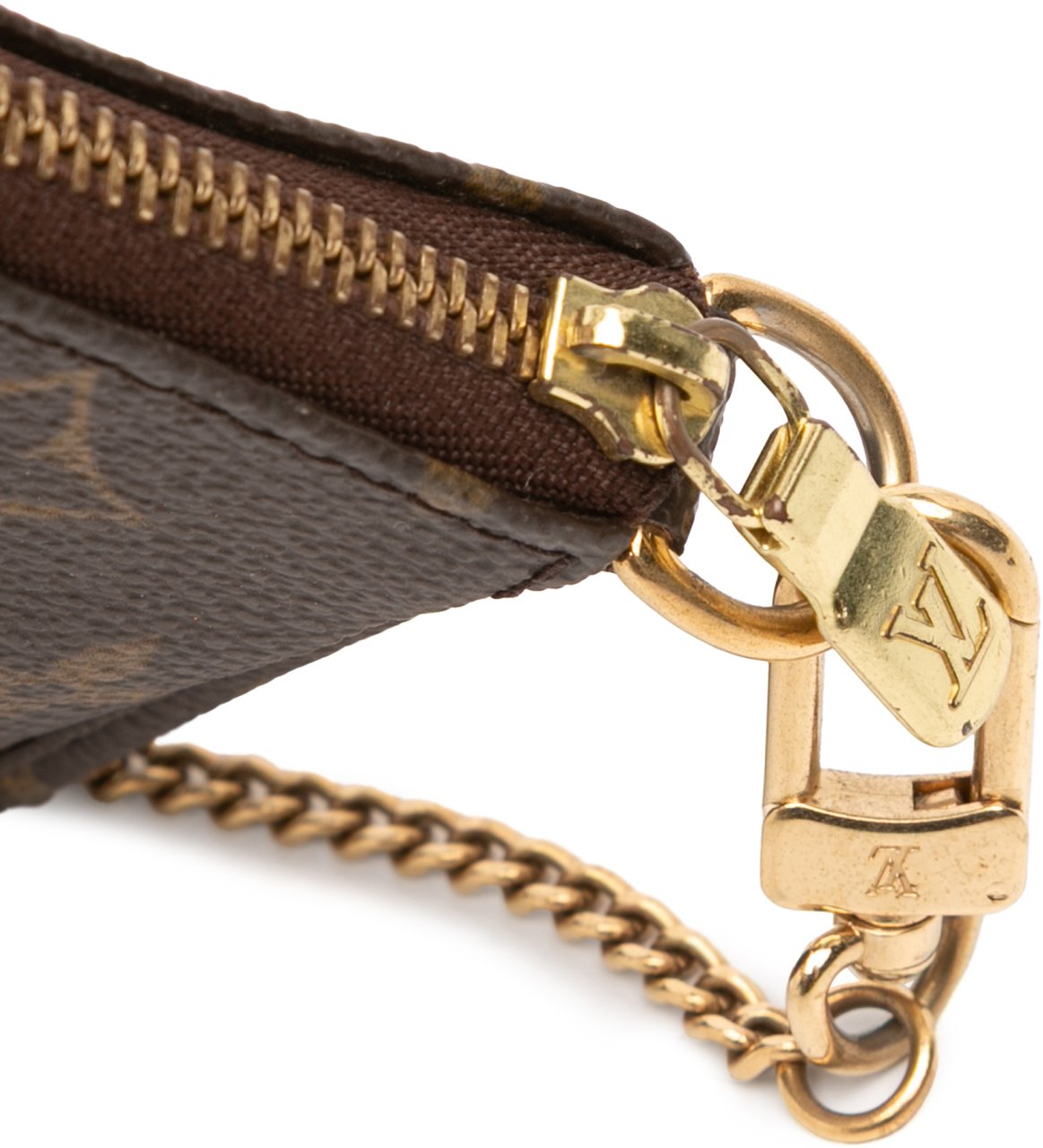 Louis Vuitton Monogram Mini Pochette Accessoires Bruin