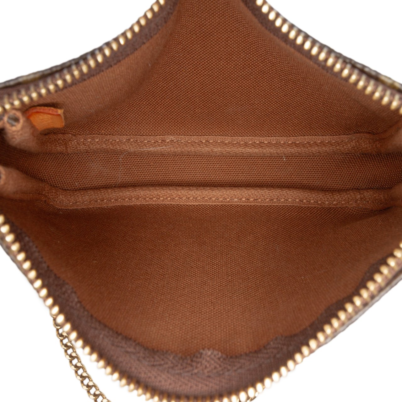 Louis Vuitton Monogram Mini Pochette Accessoires Bruin