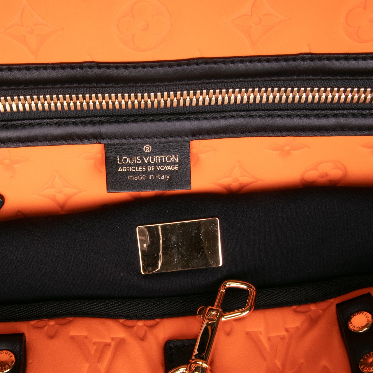 Louis Vuitton Monogram Embossed Neoprene Scuba MM Oranje