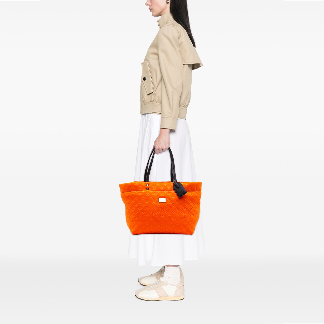 Louis Vuitton Monogram Embossed Neoprene Scuba MM Oranje