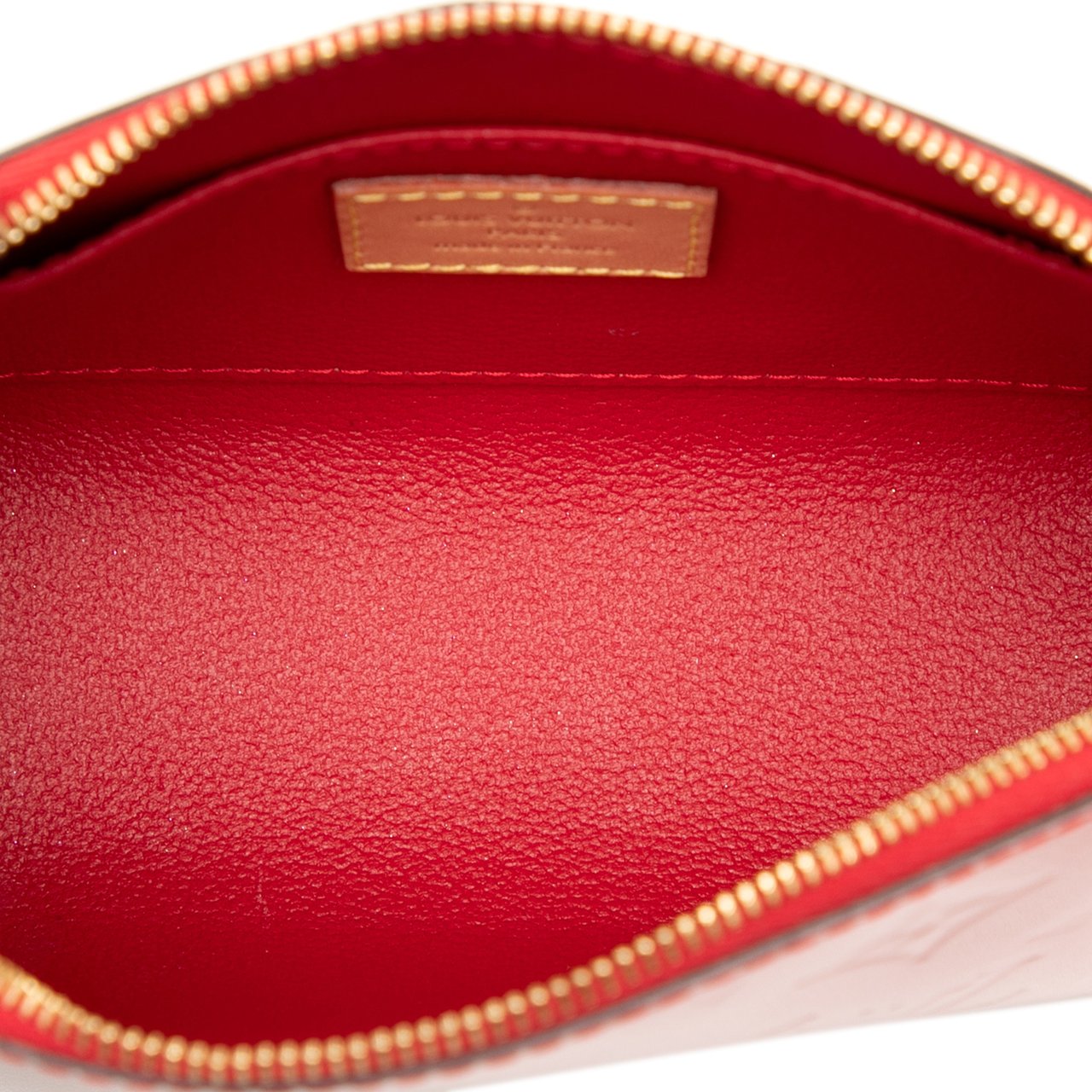 Louis Vuitton Monogram Vernis Cosmetic Pouch Rood