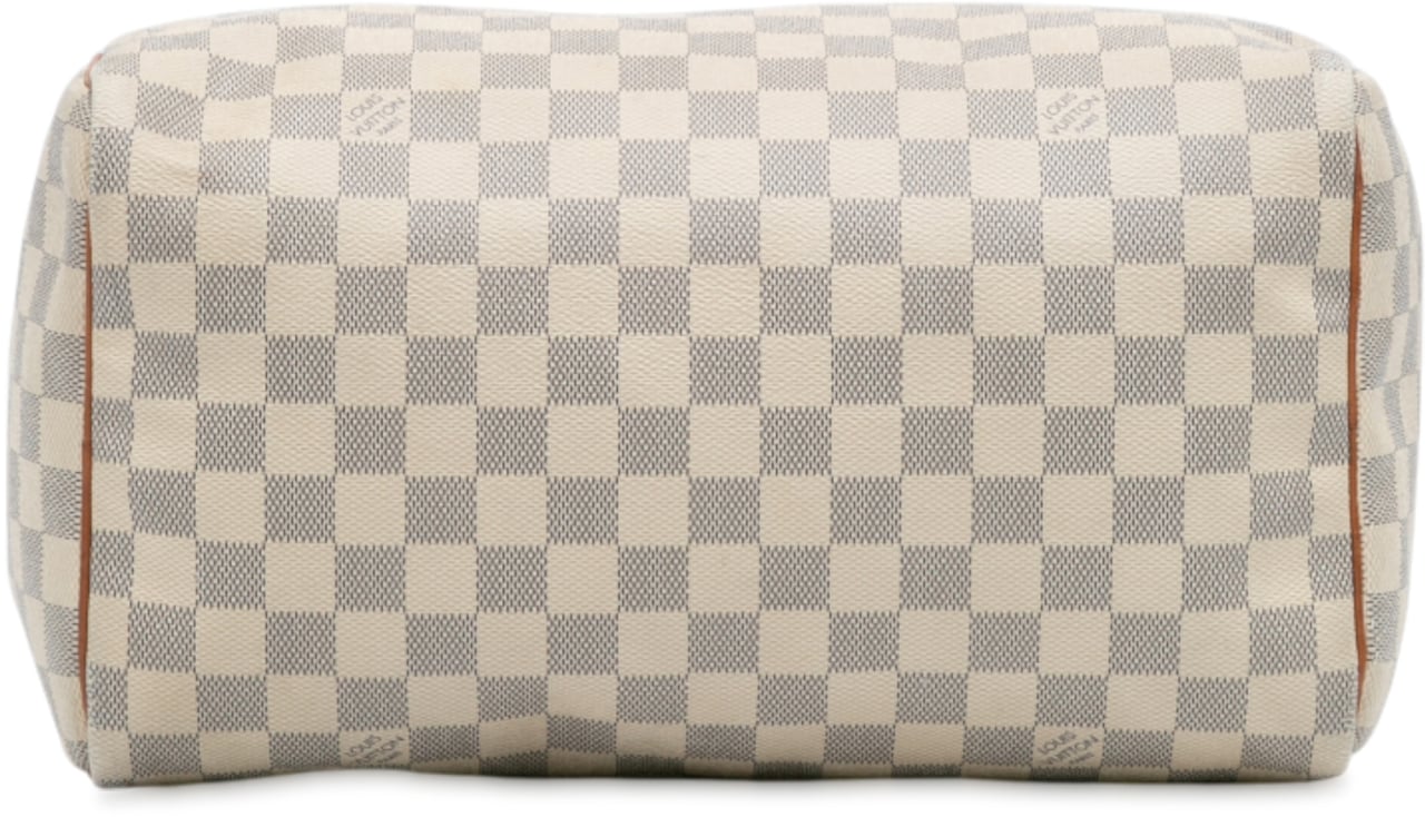 Louis Vuitton Damier Azur Speedy 30 Wit
