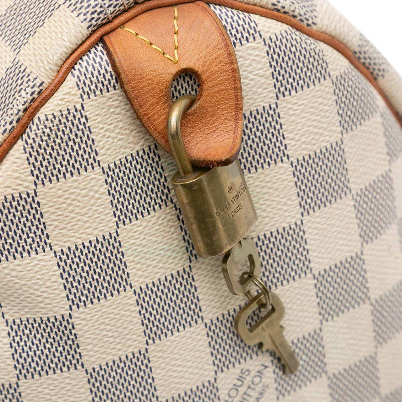Louis Vuitton Damier Azur Speedy 30 Wit