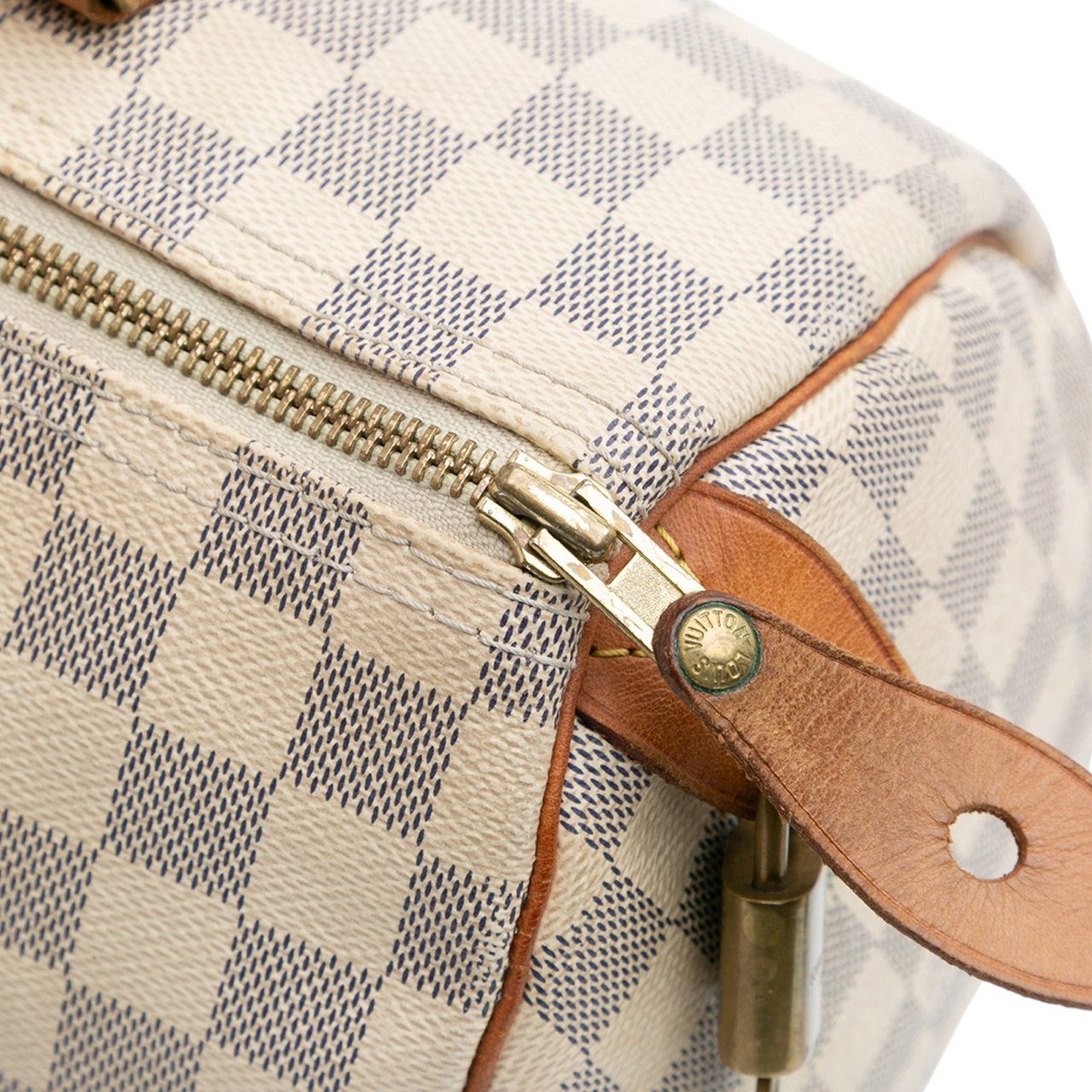 Louis Vuitton Damier Azur Speedy 30 Wit