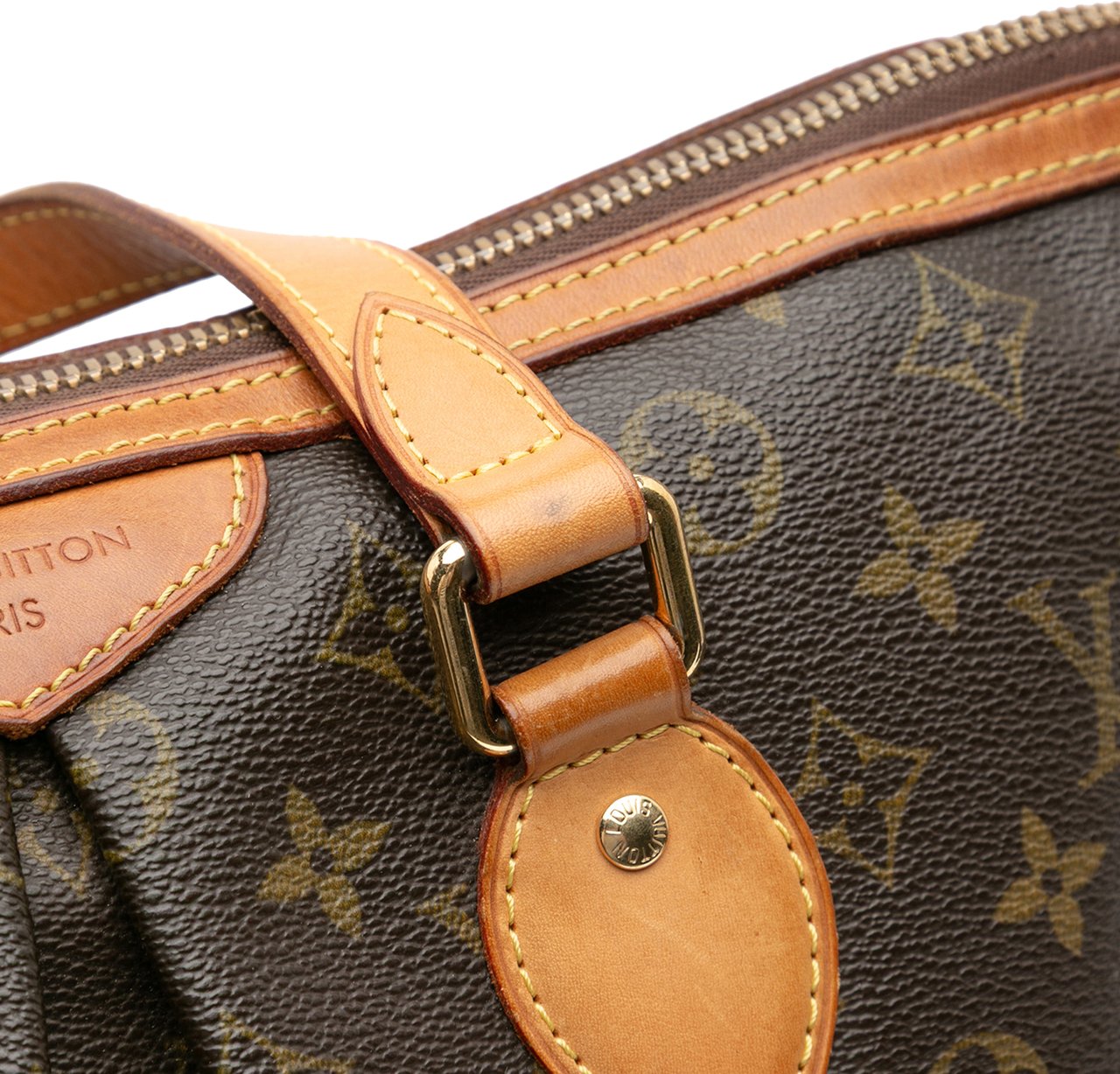 Louis Vuitton Monogram Palermo PM Bruin