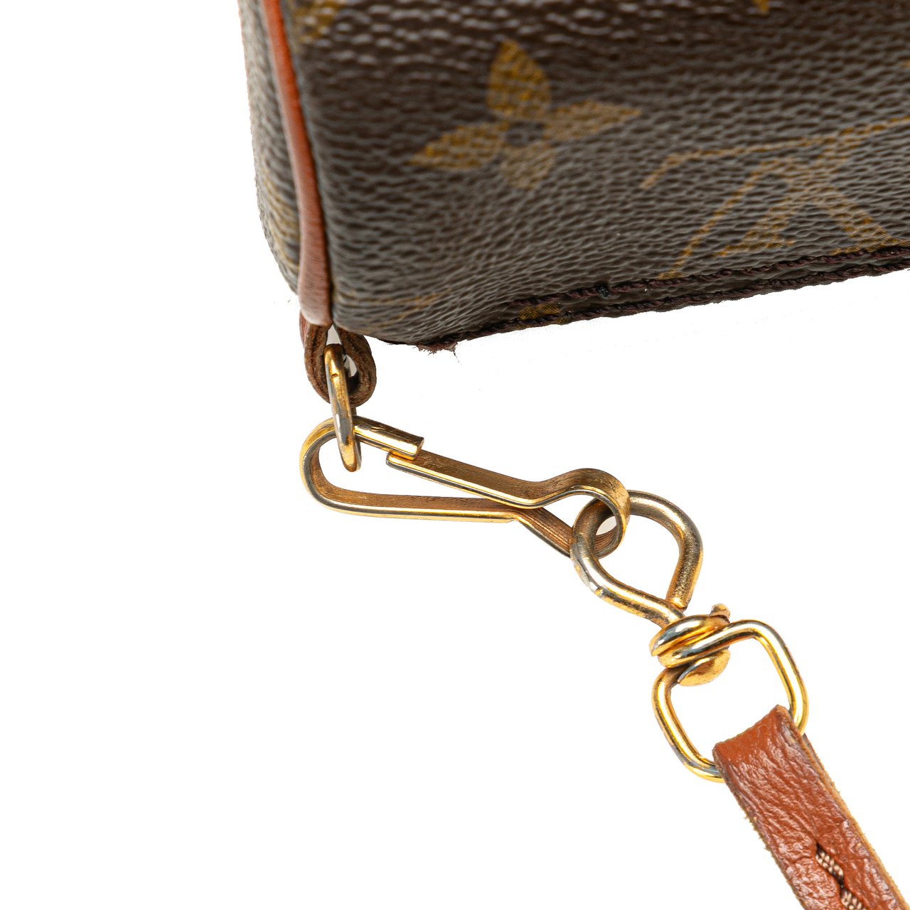 Louis Vuitton Monogram Papillon Pochette Bruin
