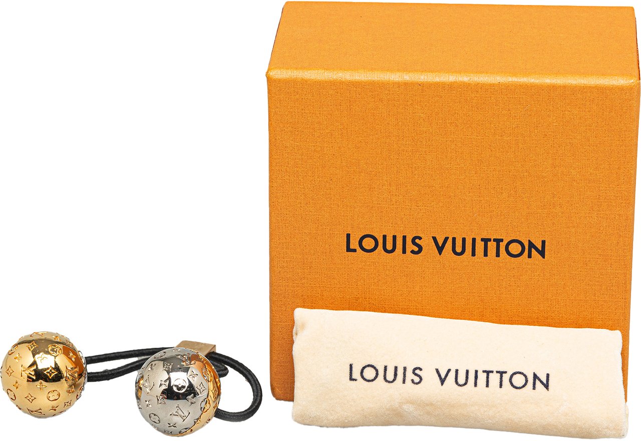 Louis Vuitton Planete Nanogram Chouchou Hair Tie Goud