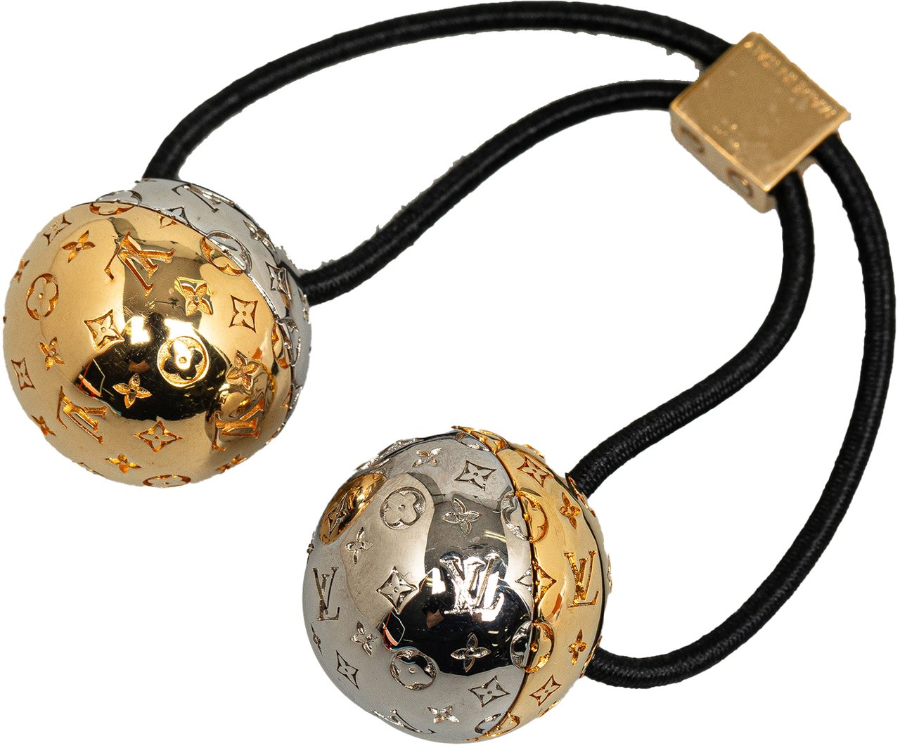 Louis Vuitton Planete Nanogram Chouchou Hair Tie Goud
