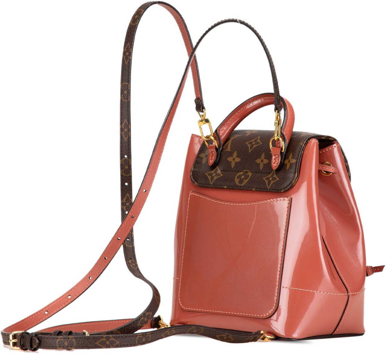 Louis Vuitton Monogram Vernis Hot Springs Roze