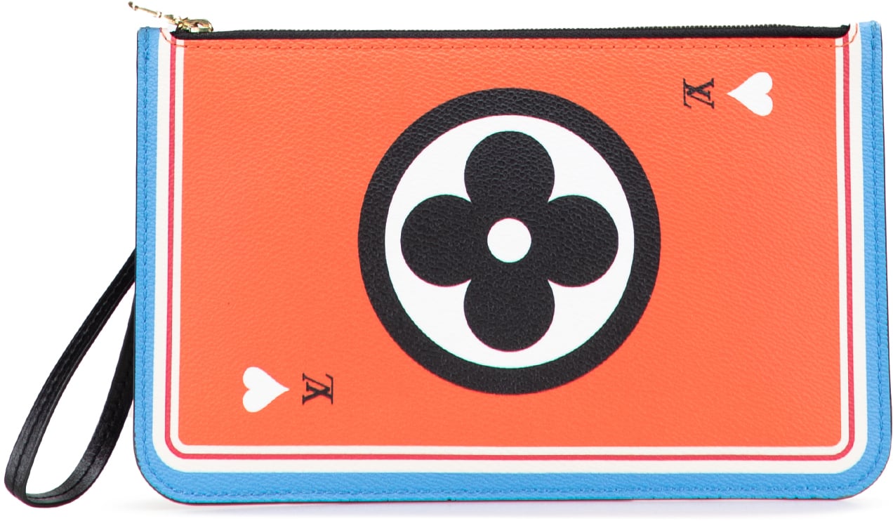 Louis Vuitton Game On Neverfull MM Pouch Rood