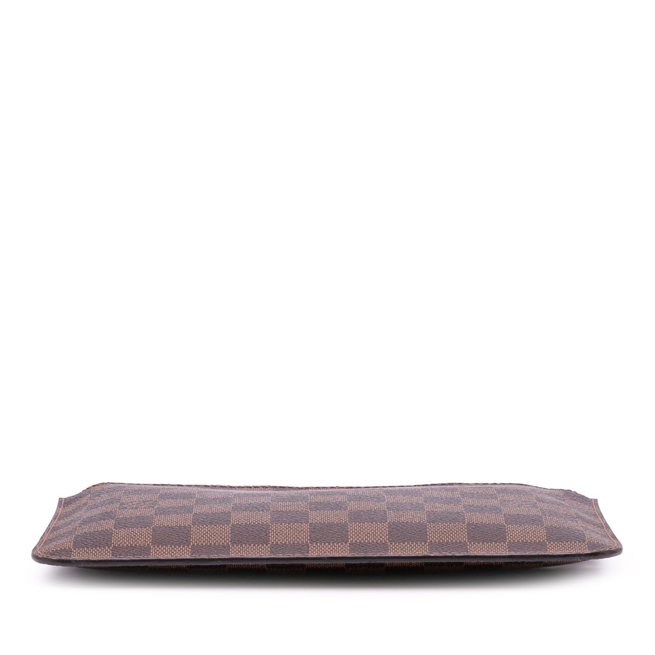 Louis Vuitton Damier Ebene Neverfull MM Pouch Bruin
