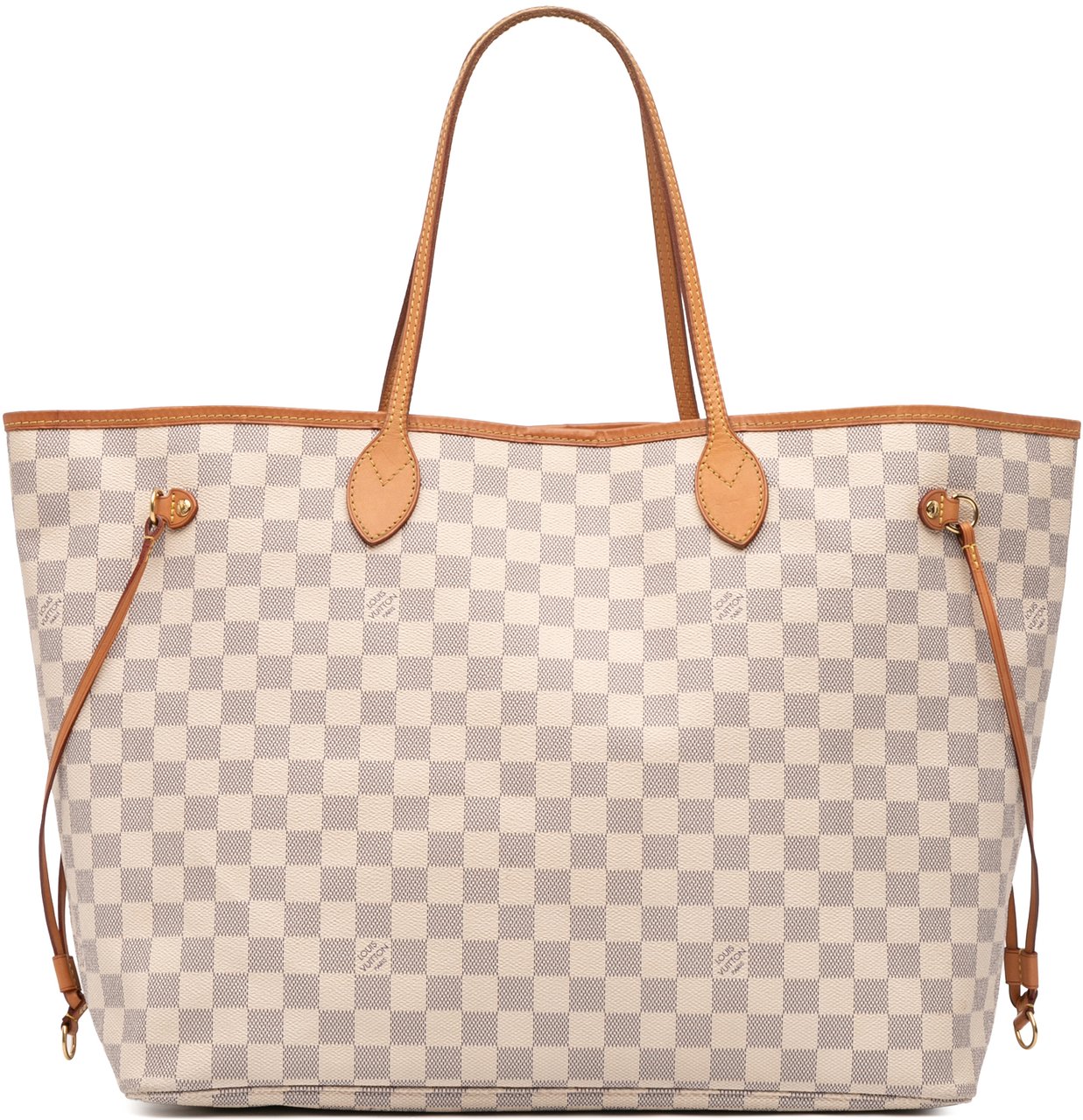 Louis Vuitton Damier Azur Neverfull GM Wit