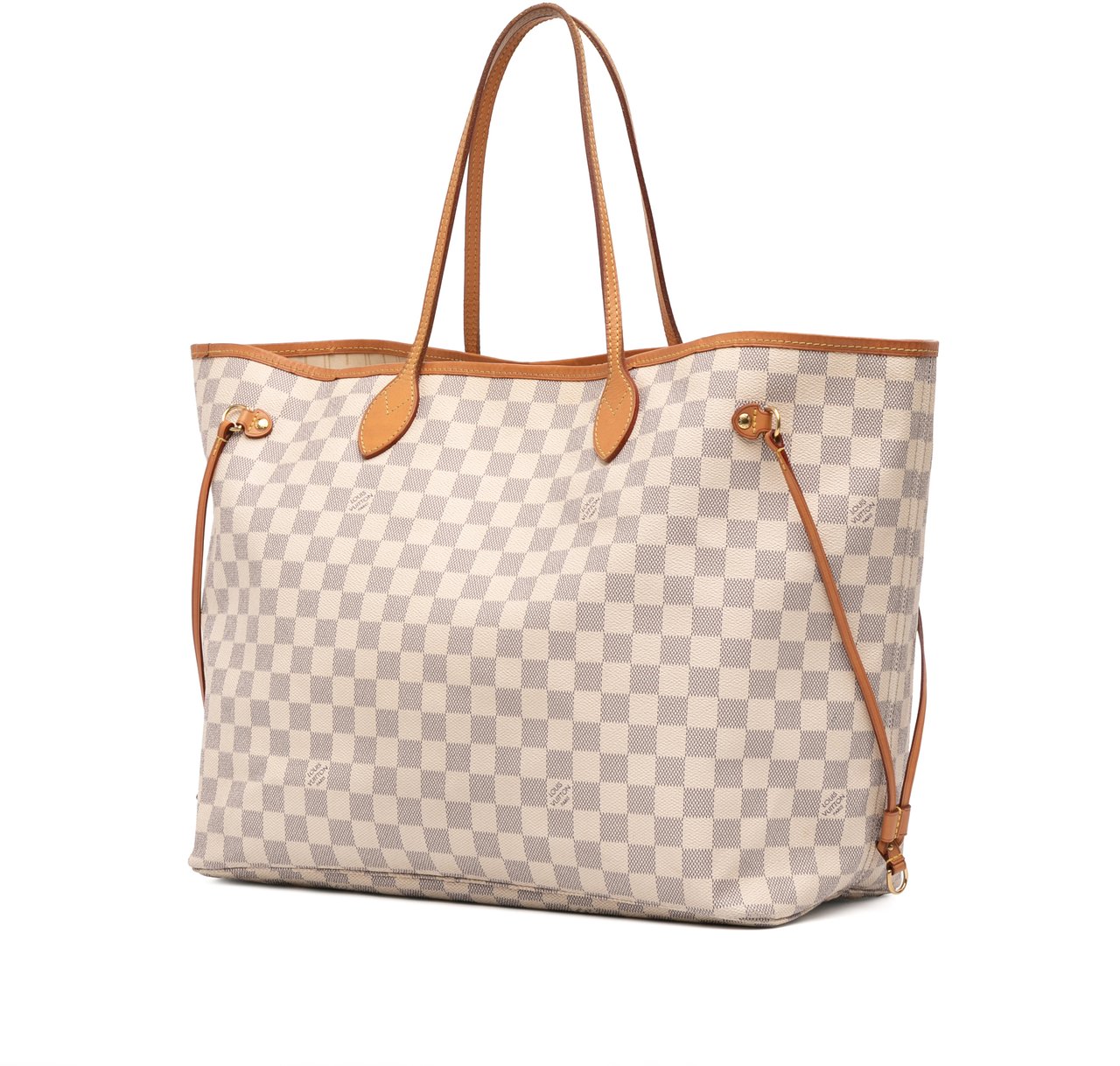 Louis Vuitton Damier Azur Neverfull GM Wit