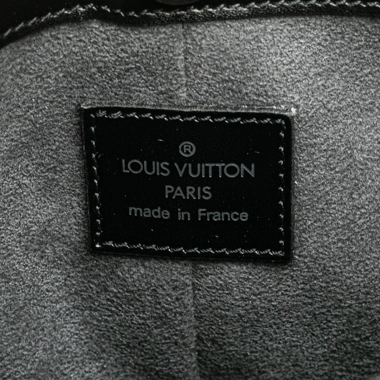 Louis Vuitton Epi Demi Lune Pochette Zwart
