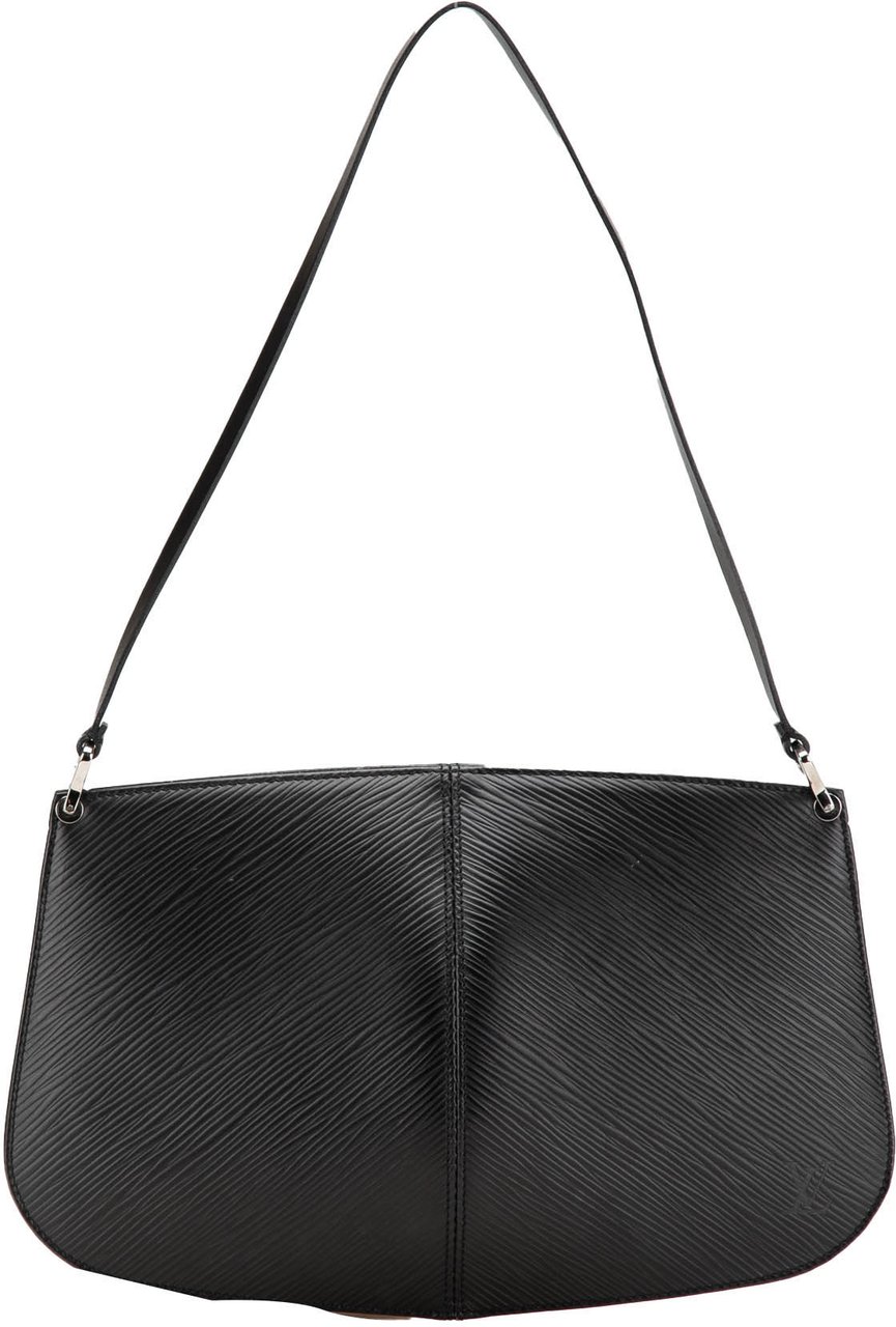 Louis Vuitton Epi Demi Lune Pochette Zwart