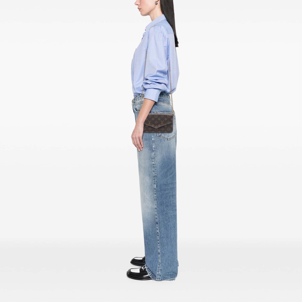 Louis Vuitton Monogram Pochette Felicie Bruin