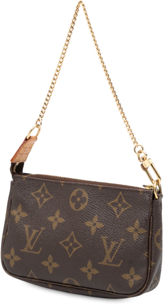 Louis Vuitton Monogram Mini Pochette Accessoires Bruin