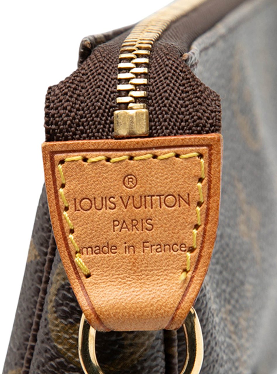 Louis Vuitton Monogram Mini Pochette Accessoires Bruin