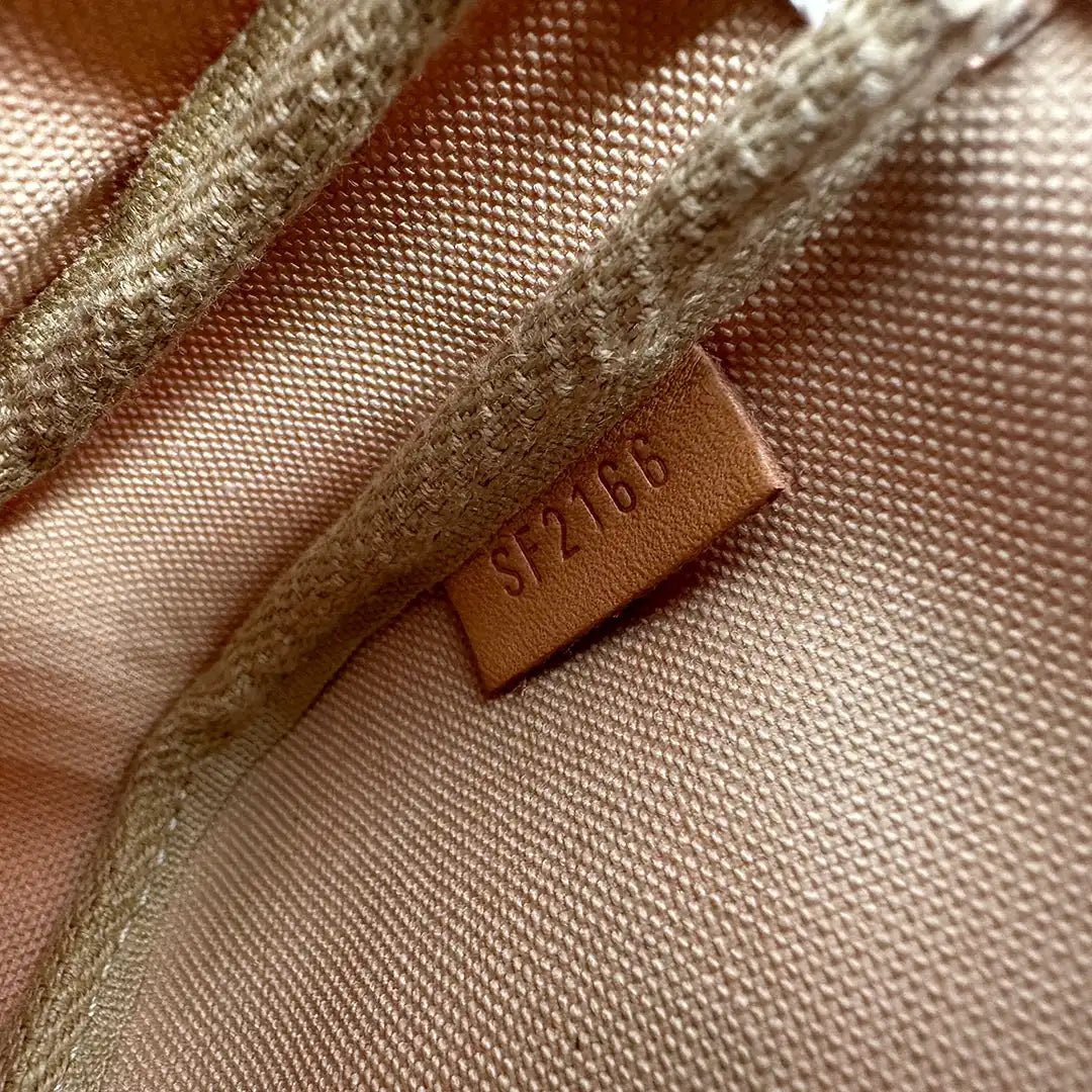 Louis Vuitton Louis Vuitton Pochette Accessories Damier Azur Illustre Transatlantic Fullset / new Beige