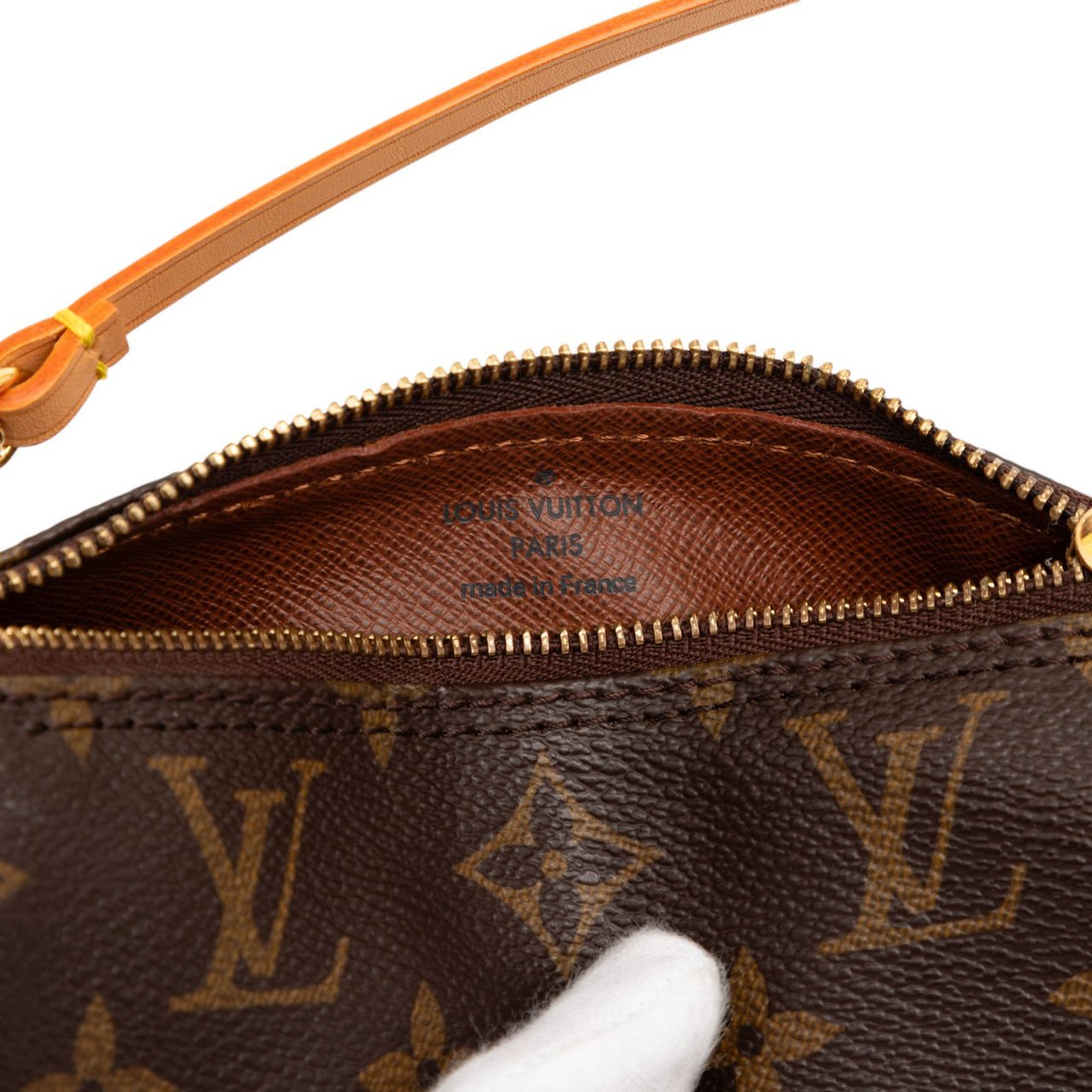 Louis Vuitton Monogram Papillon Pochette Bruin