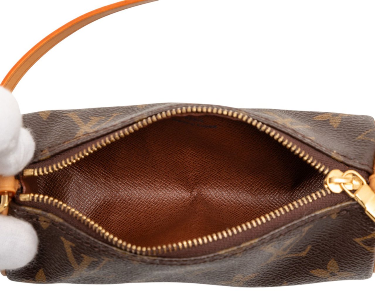 Louis Vuitton Monogram Papillon Pochette Bruin