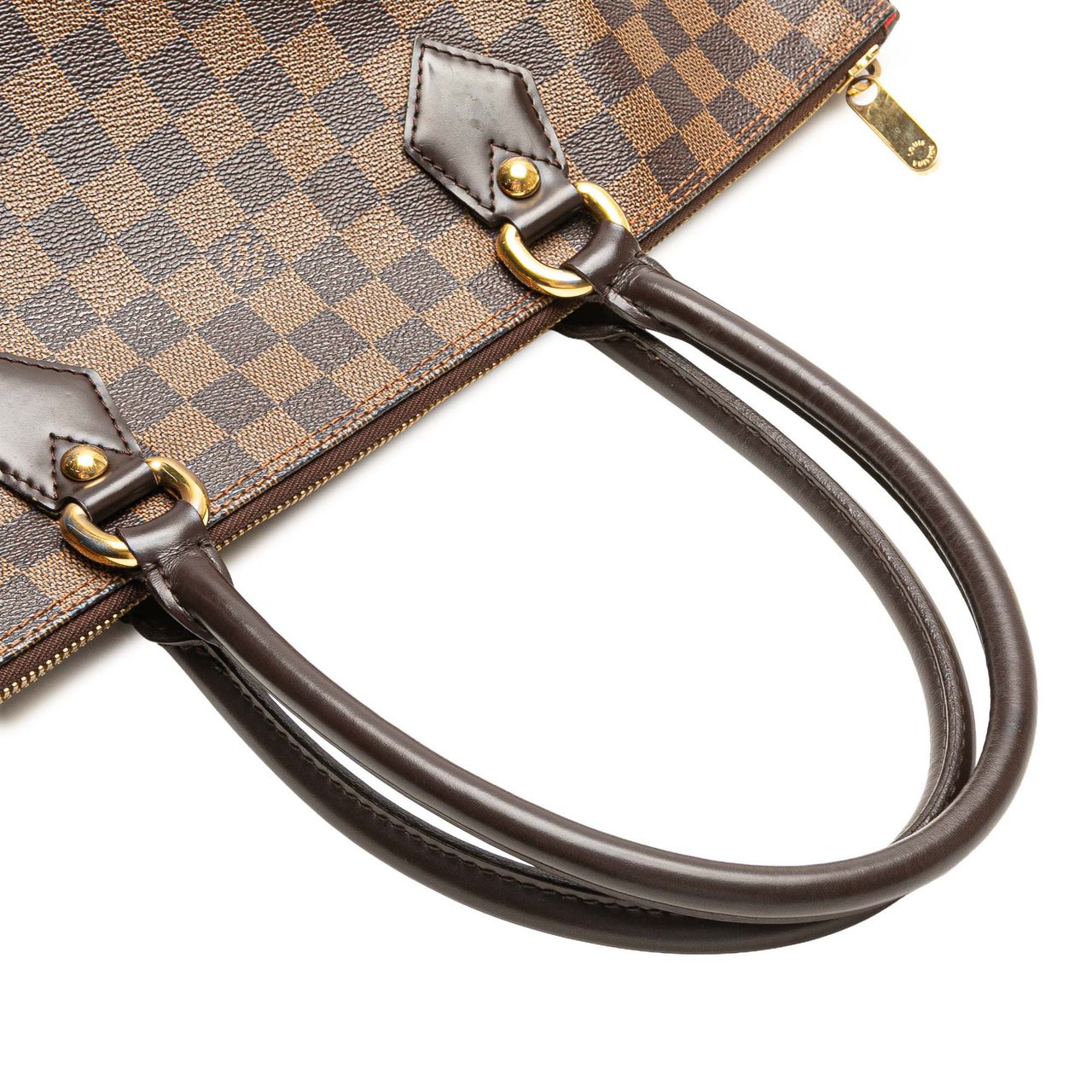 Louis Vuitton Damier Ebene Saleya MM Bruin