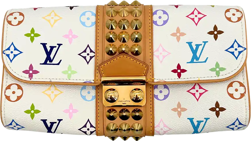 Louis Vuitton Louis Vuitton Multicolor Monogram Courtney Clutch M45639 / very good Wit
