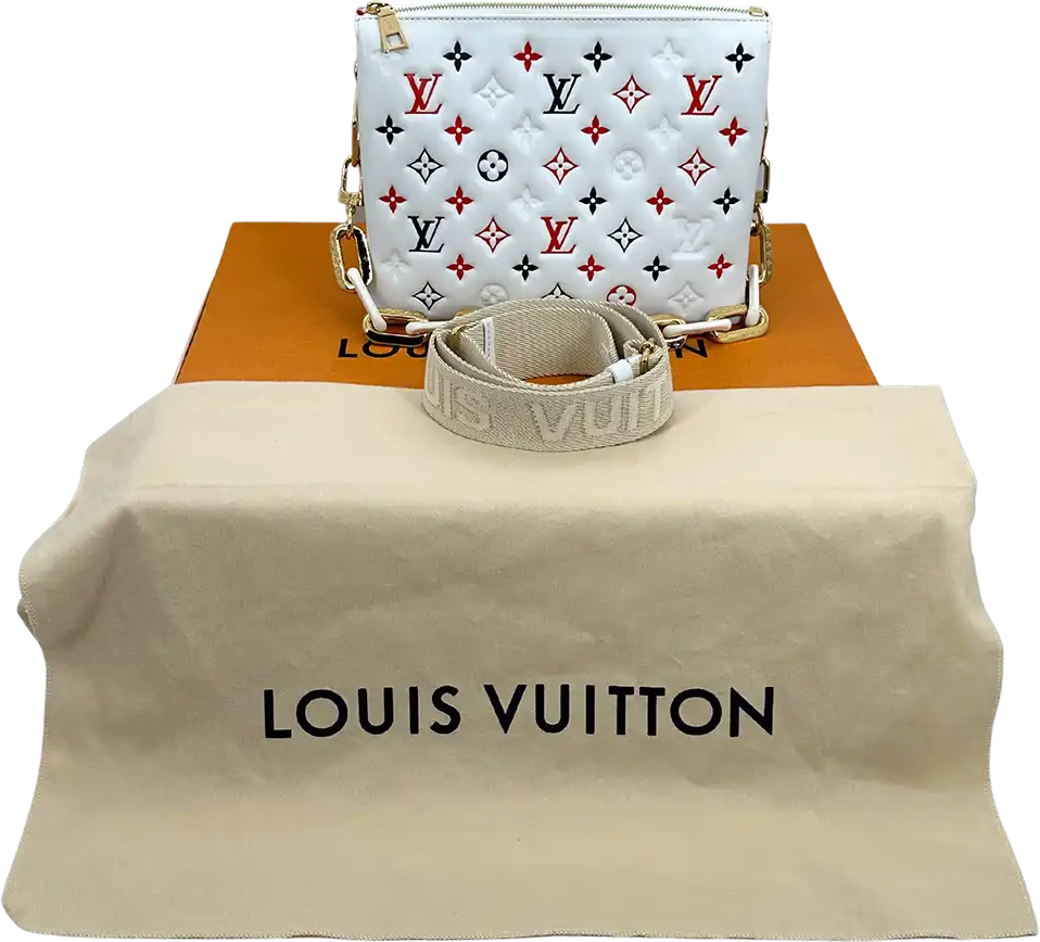 Louis Vuitton Louis Vuitton Coussin PM white gold hardware M23466/ mint condition Wit