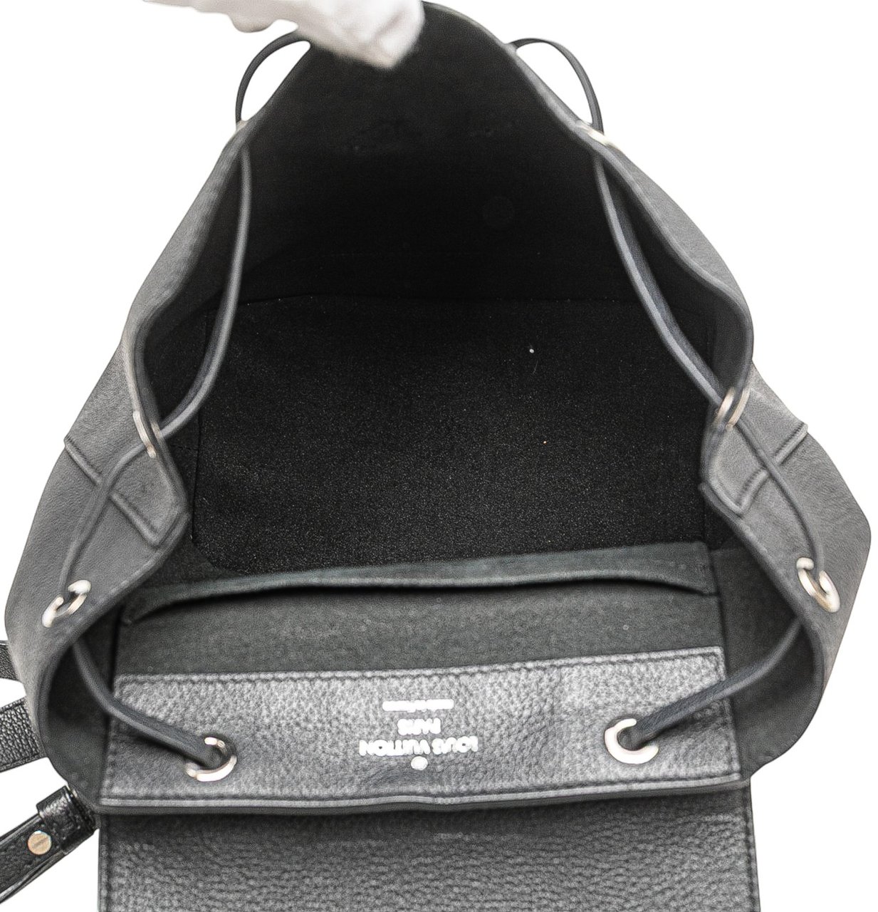 Louis Vuitton Taurillon Lockme Backpack Zwart